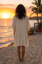 PAROS BEIGE SHORT DRESS