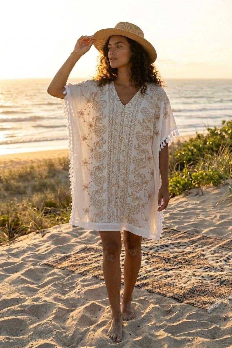 PAROS WHITE SHORT DRESS