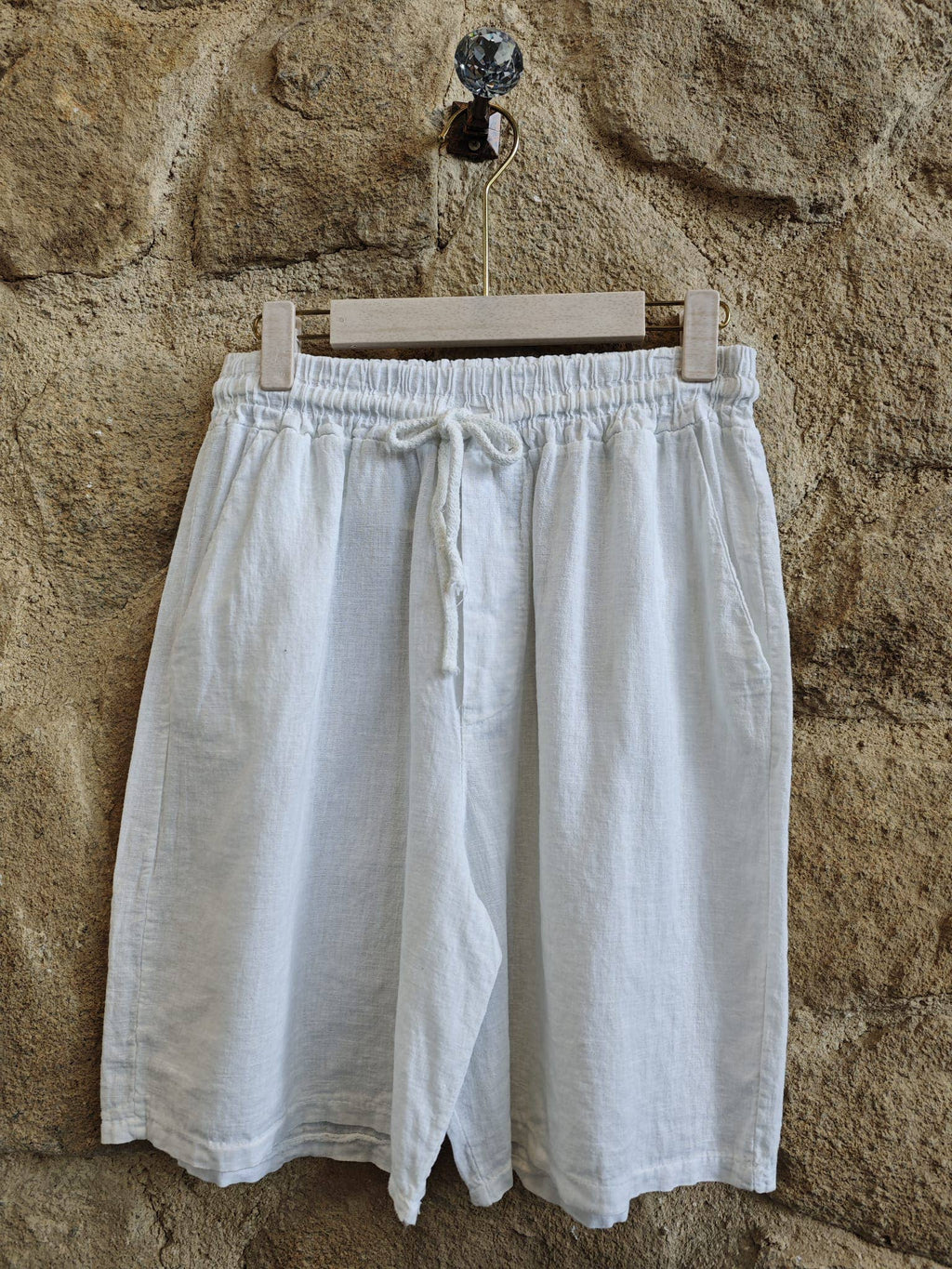BERMUDA LINEN SHORTS