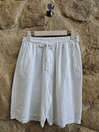 BERMUDA LINEN SHORTS