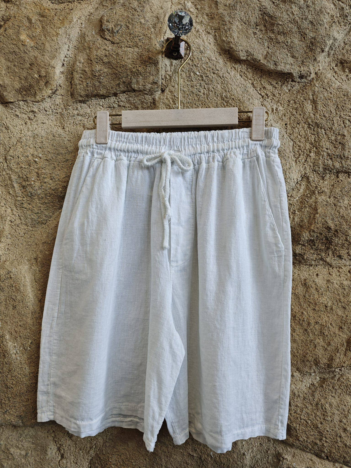 BERMUDA LINEN SHORTS