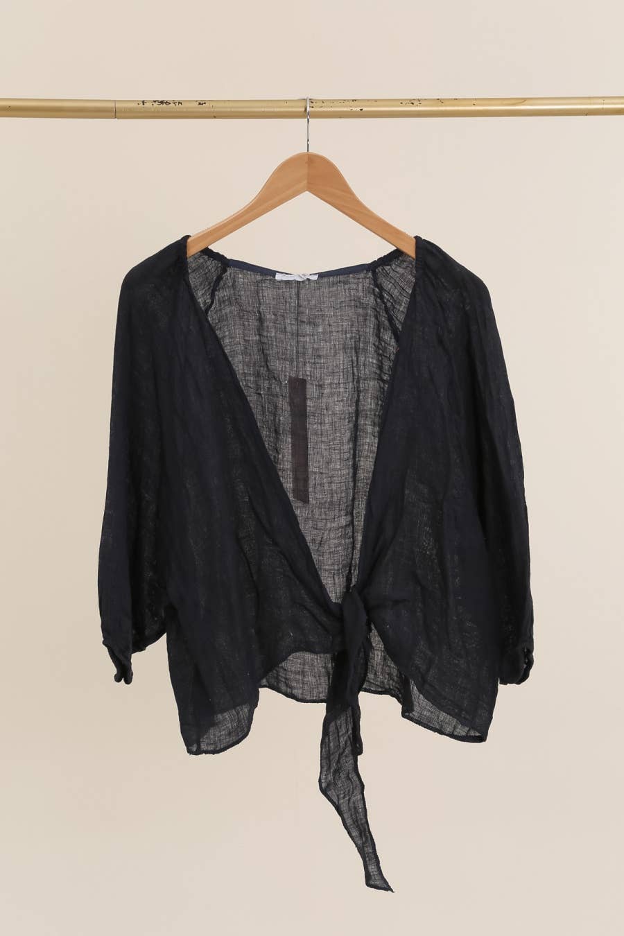 Linen Wrap Top