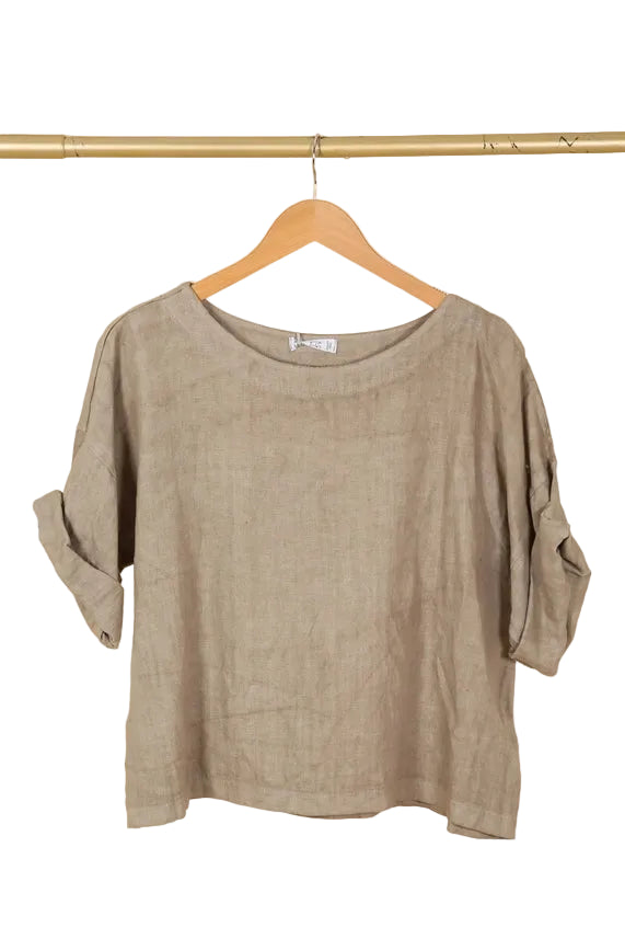 Italian Linen Top