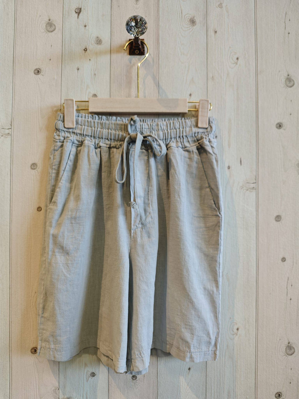 BERMUDA LINEN SHORTS