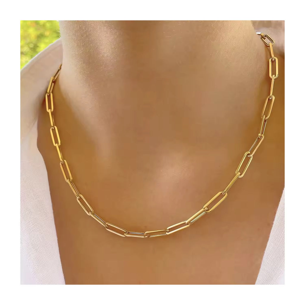 Paperclip Chain Necklace