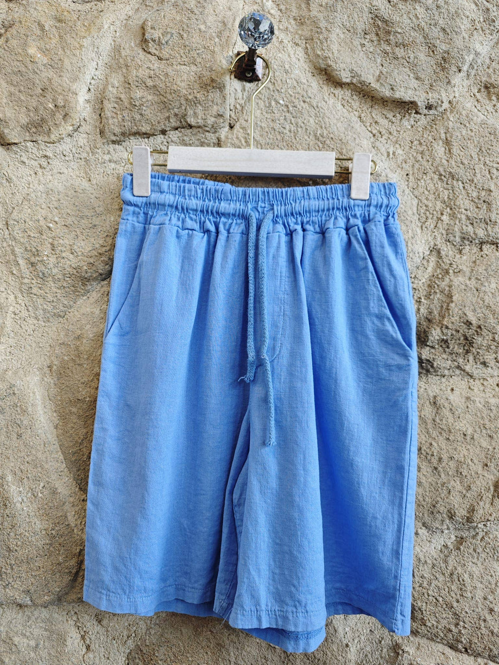 BERMUDA LINEN SHORTS