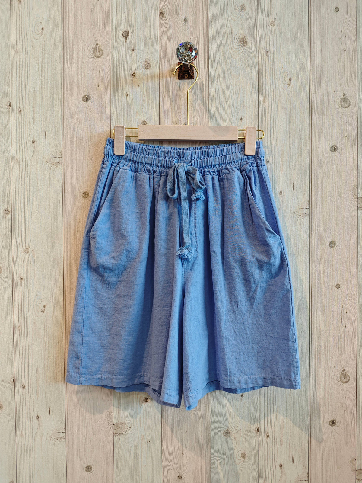 BERMUDA LINEN SHORTS
