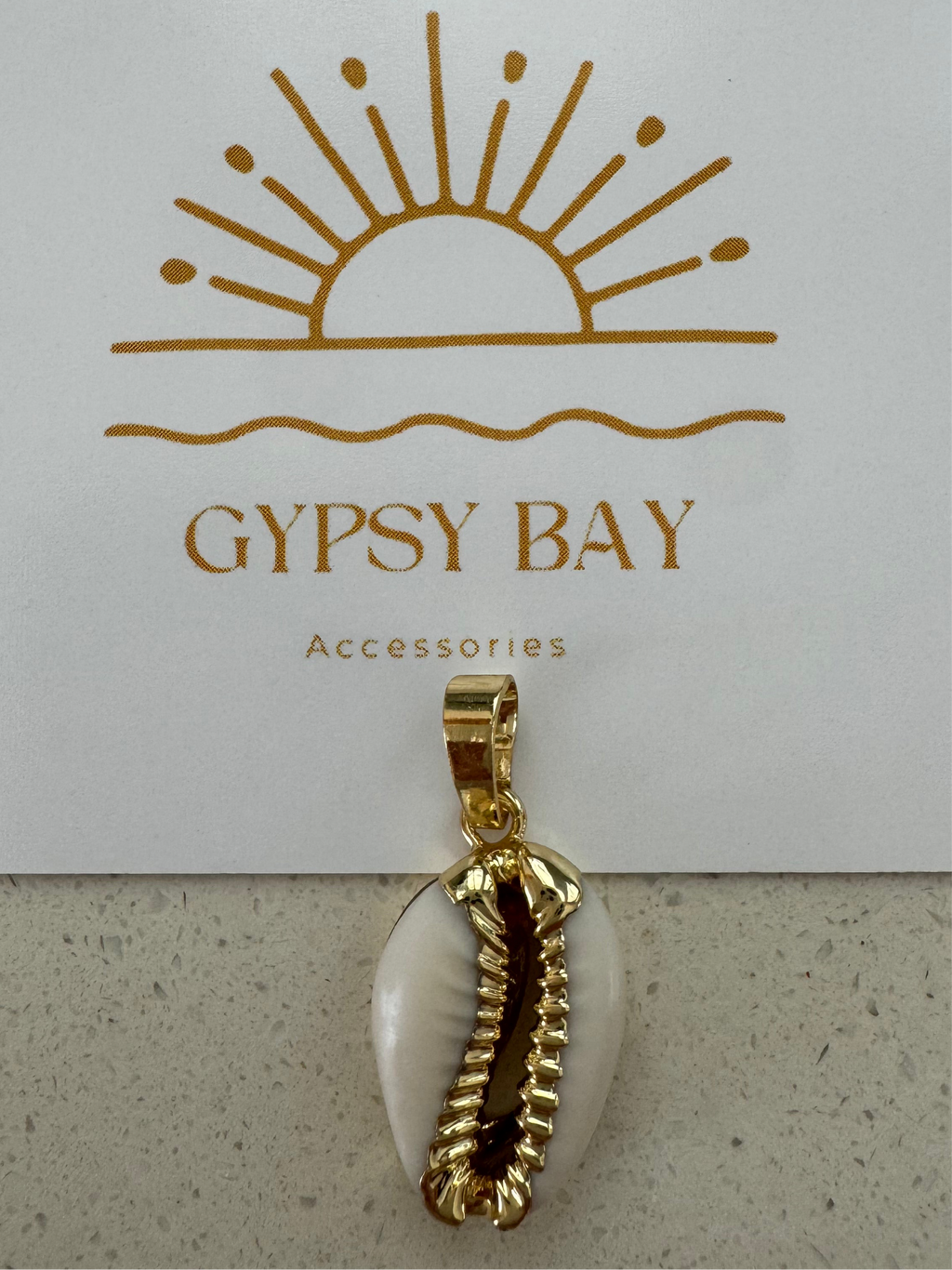 Cowrie Shell Charm