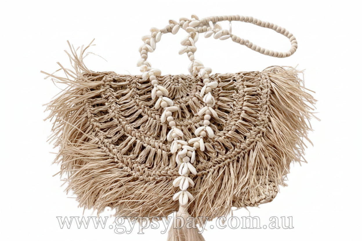 Long Shell Tassel Necklace