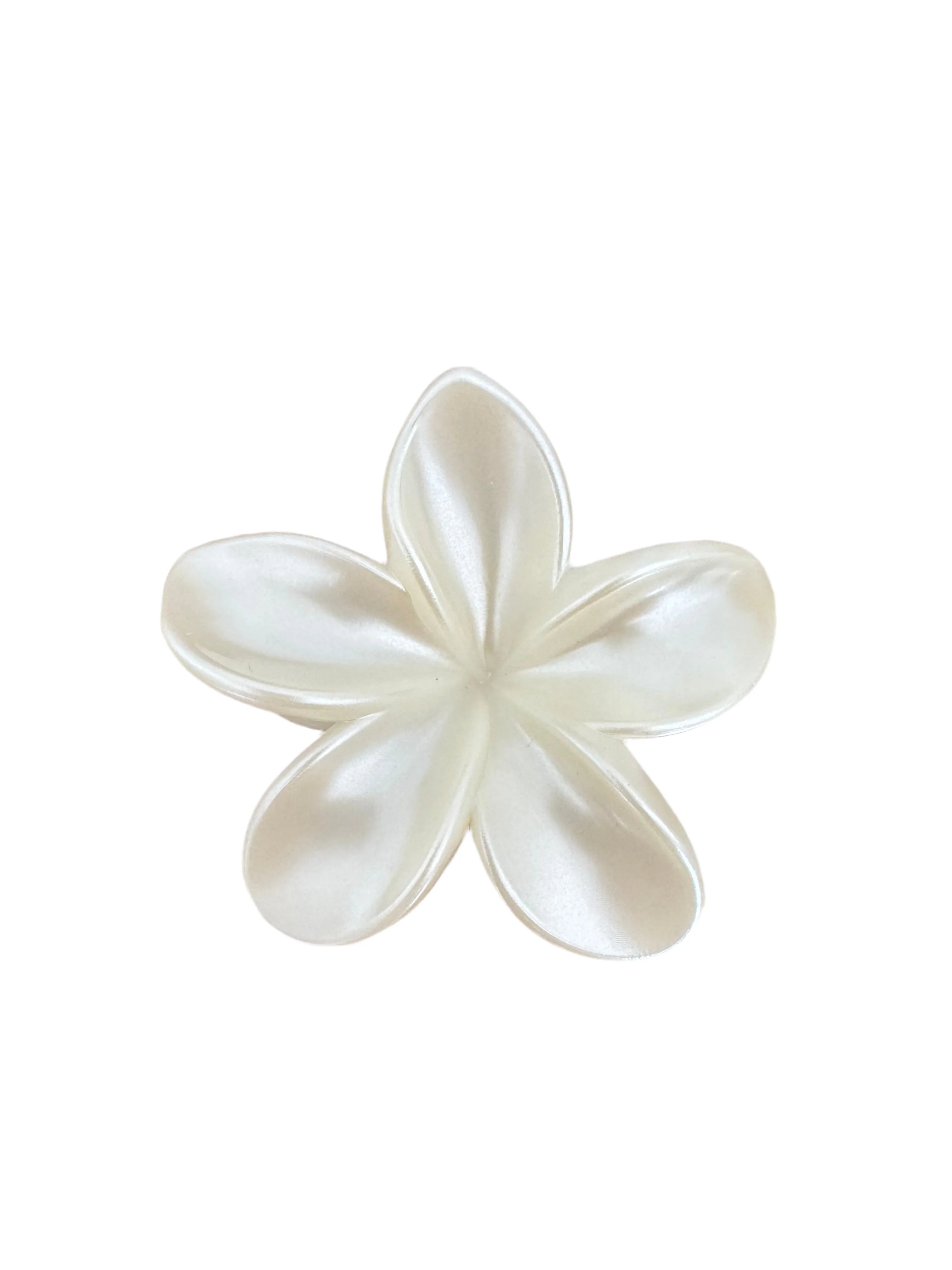 Frangipani Claw Clip