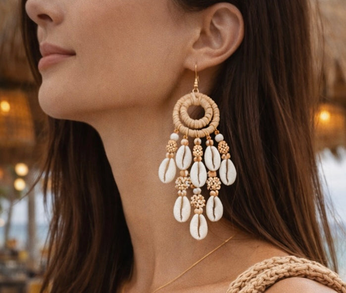 Cowrie  Earrings