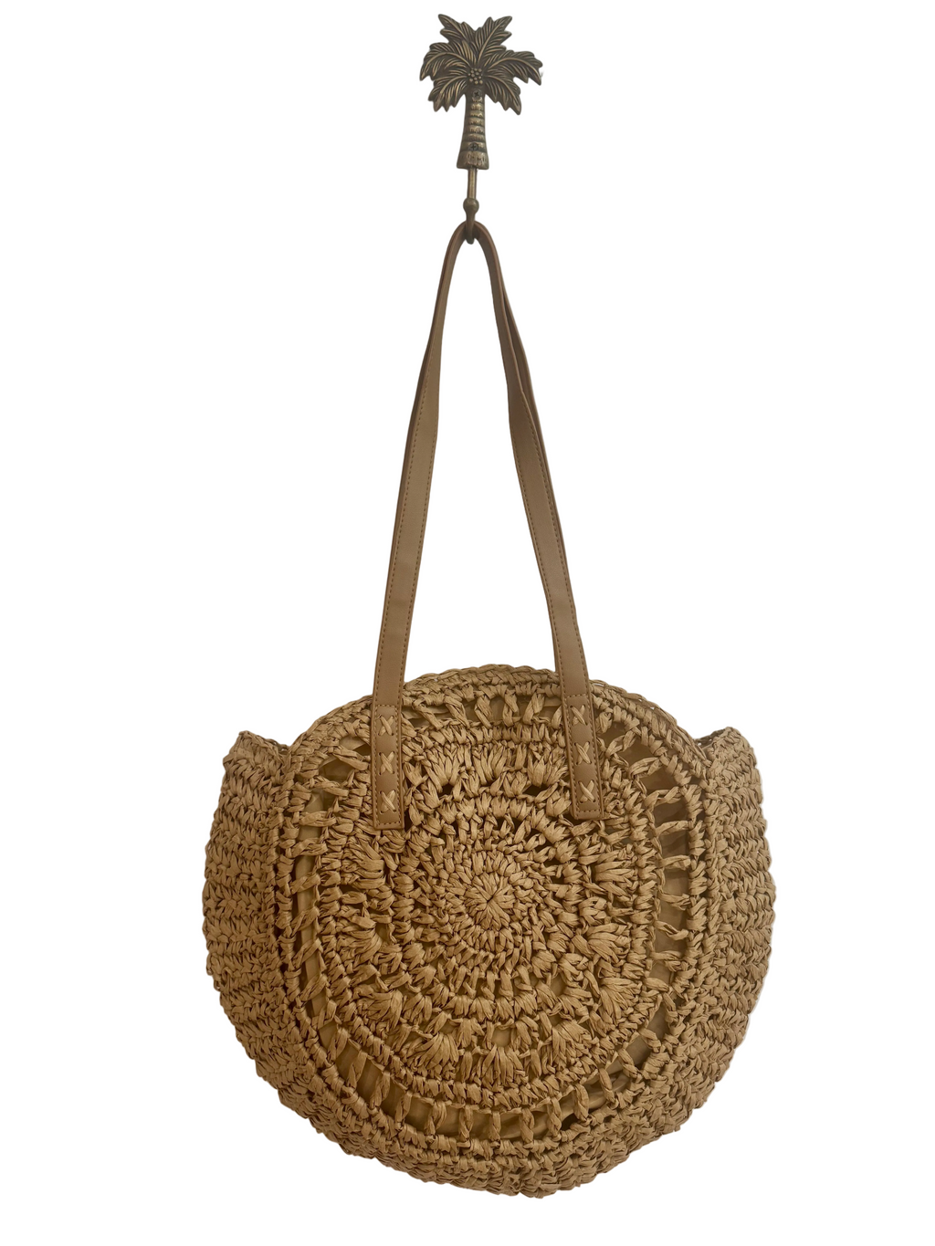 Boho Straw Beach Bag
