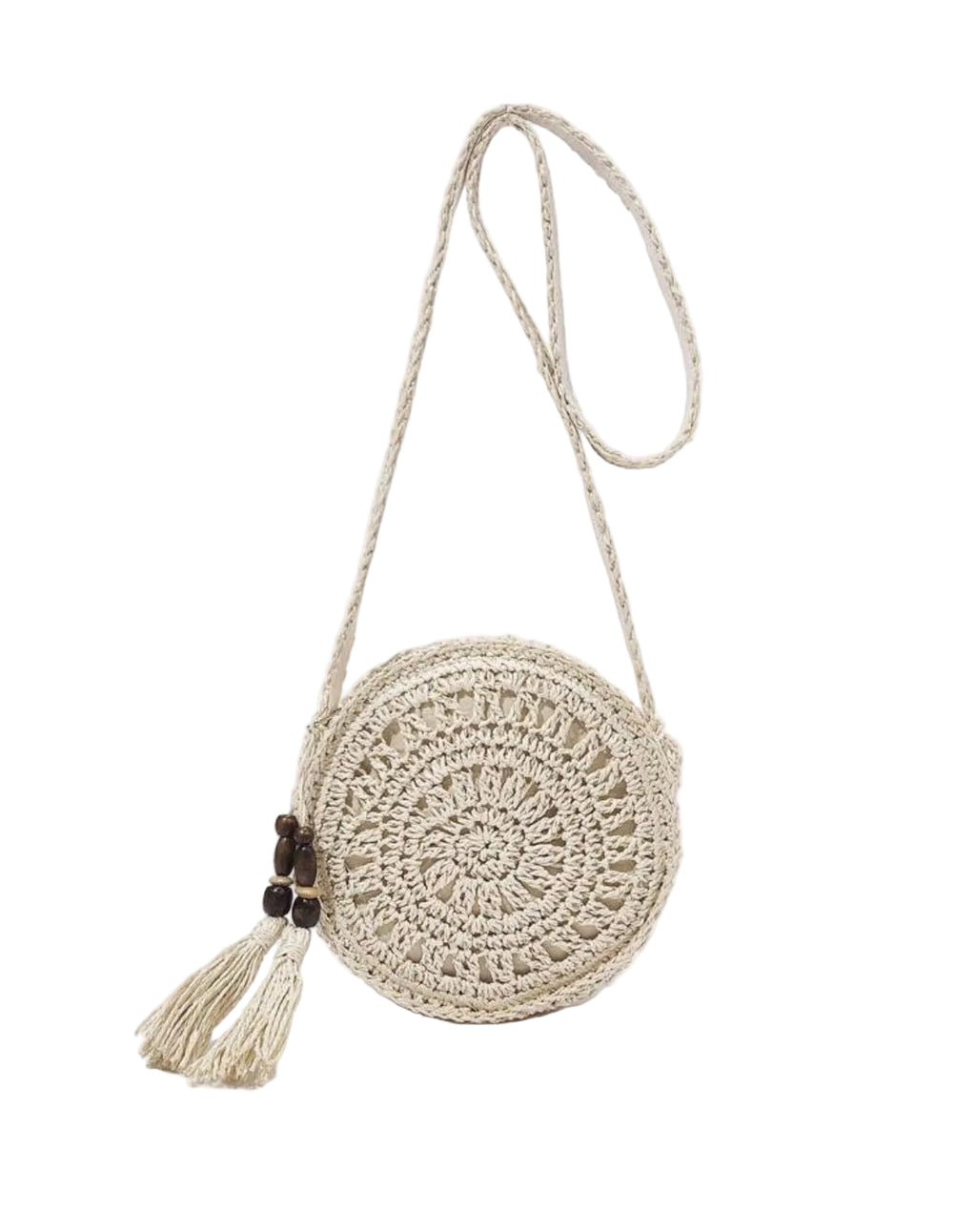 Round Crochet Bag