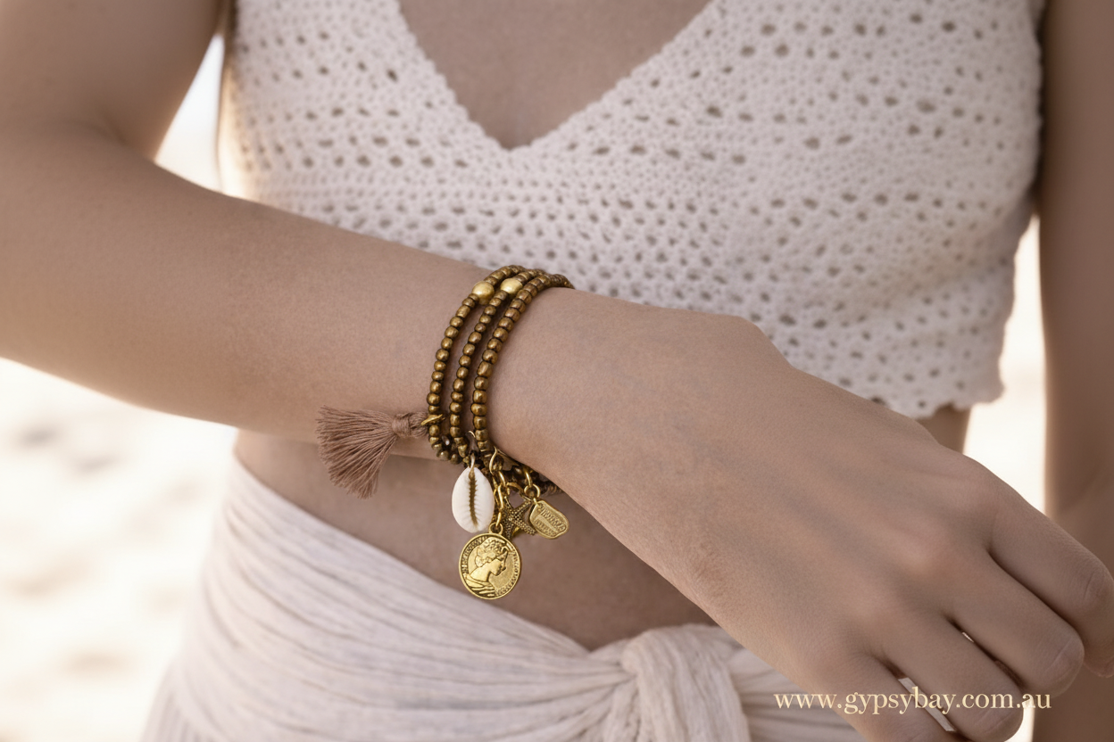 Bronze Charm Bracelet