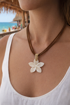 Frangipani Shell Necklace