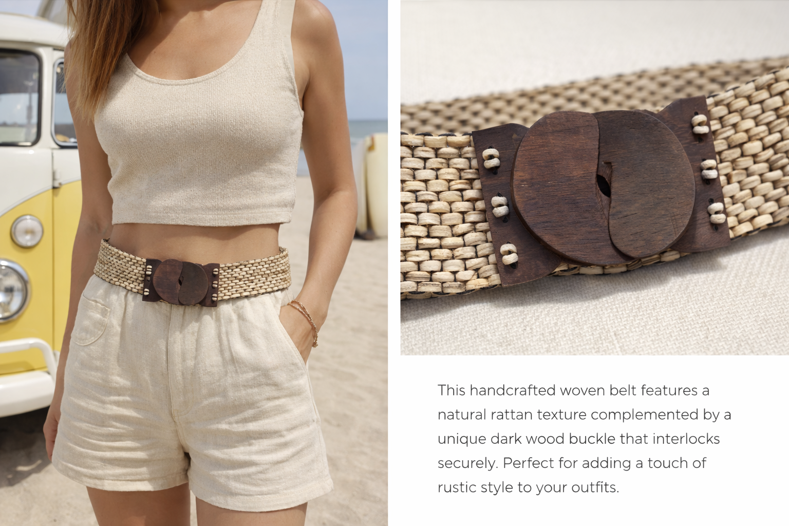 Coconut Shell Belt