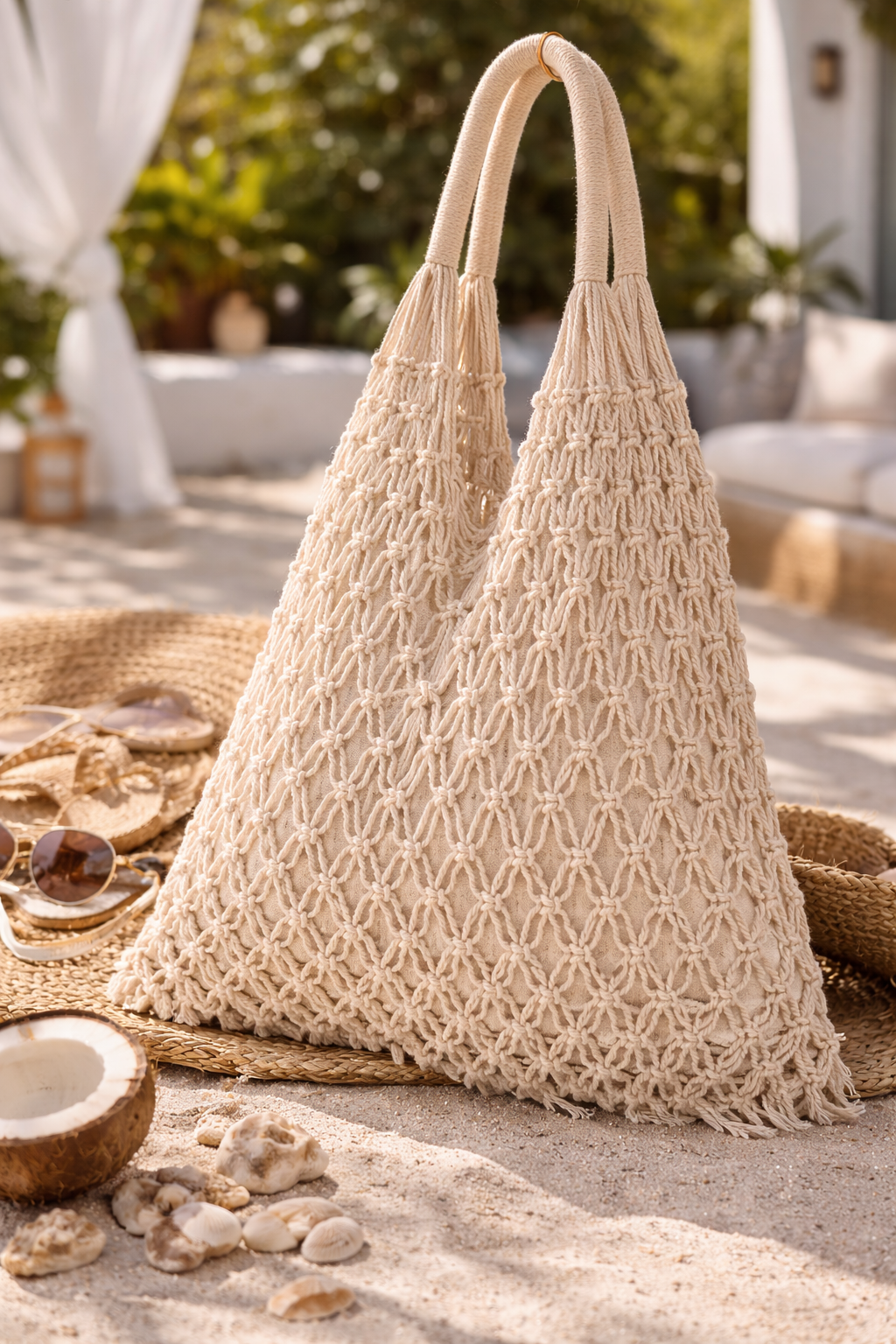 Bohemian Macramé Tote