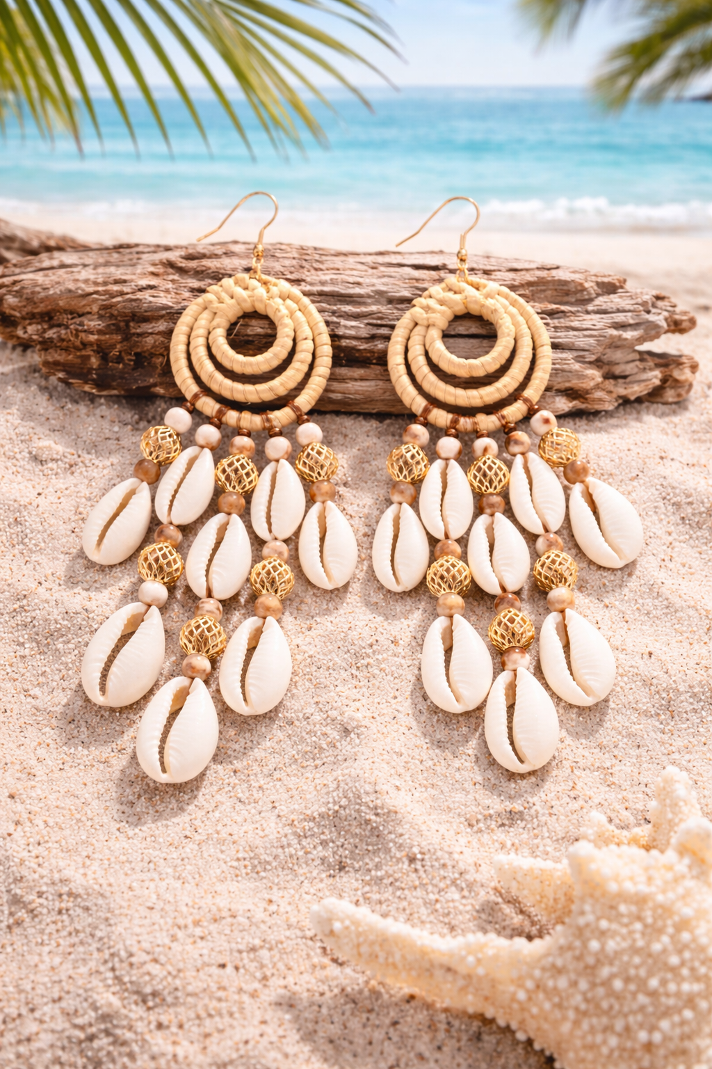 Cowrie  Earrings