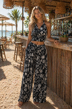 Black Sands Halter Pant Set