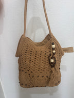 Boho Crochet Beach Bag