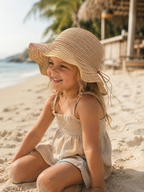 Girls straw hat