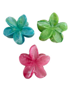 Frangipani Claw Clip