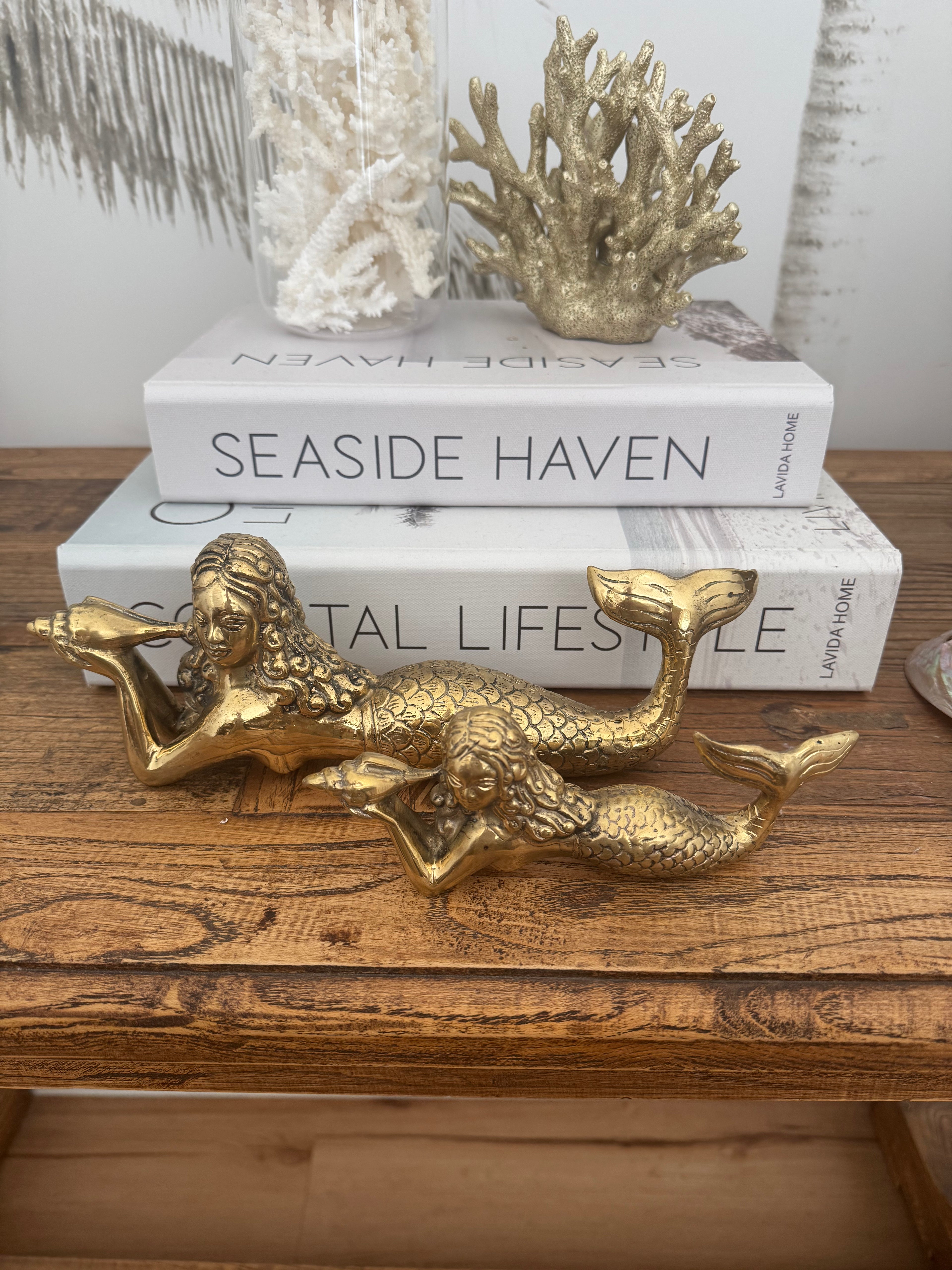 Brass mermaid