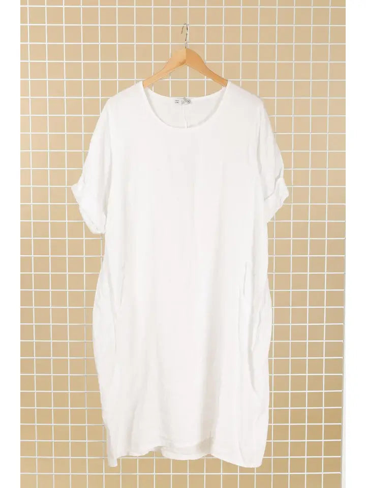 Italian Linen Coastal Dress