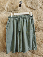 BERMUDA LINEN SHORTS