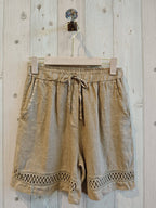 LINEN SHORTS