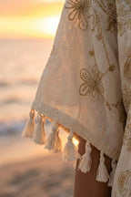 PAROS BEIGE SHORT DRESS
