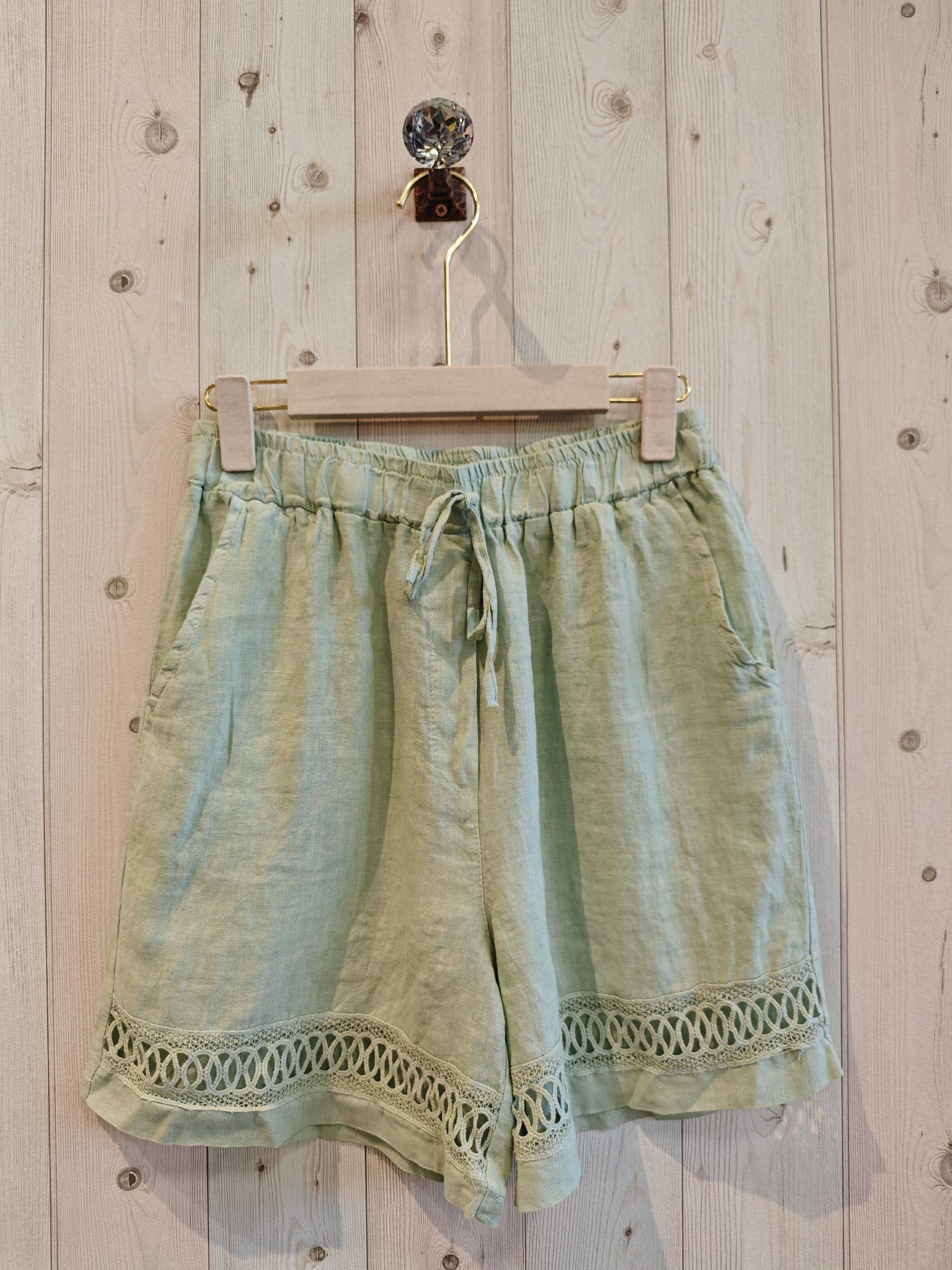 LINEN SHORTS