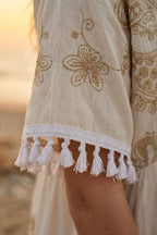 White Navagio Short Dress