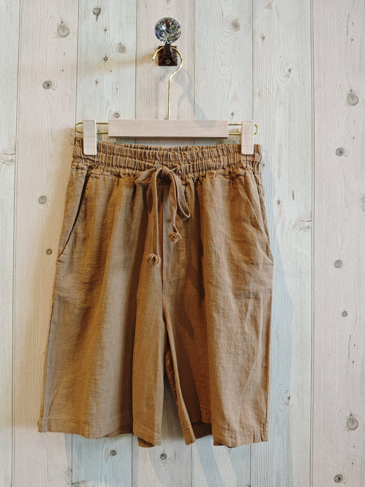 BERMUDA LINEN SHORTS